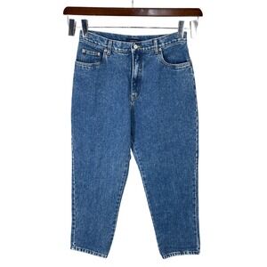 Vintage Bill Blass Jeans Women Mom 90s High Rise Medium Wash Cropped Size 12P